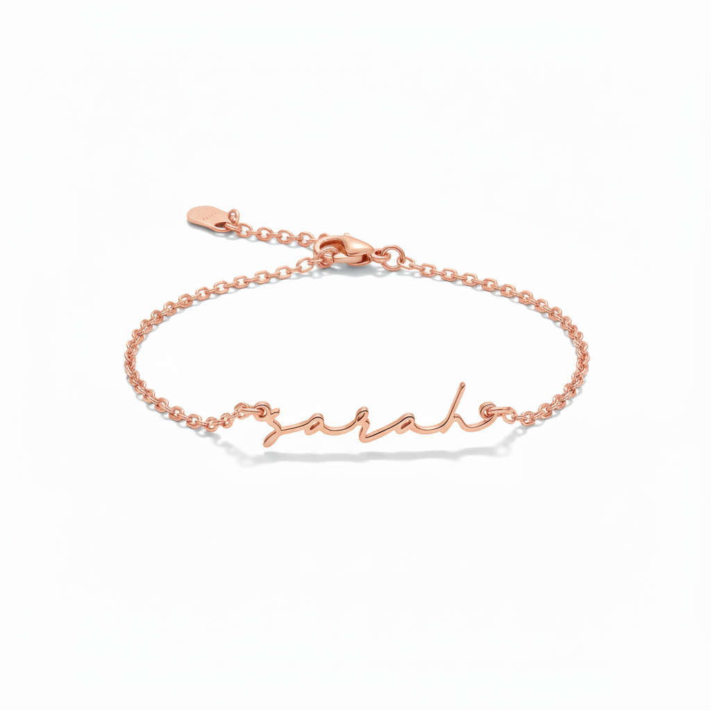 Golden Whisper Name Chain