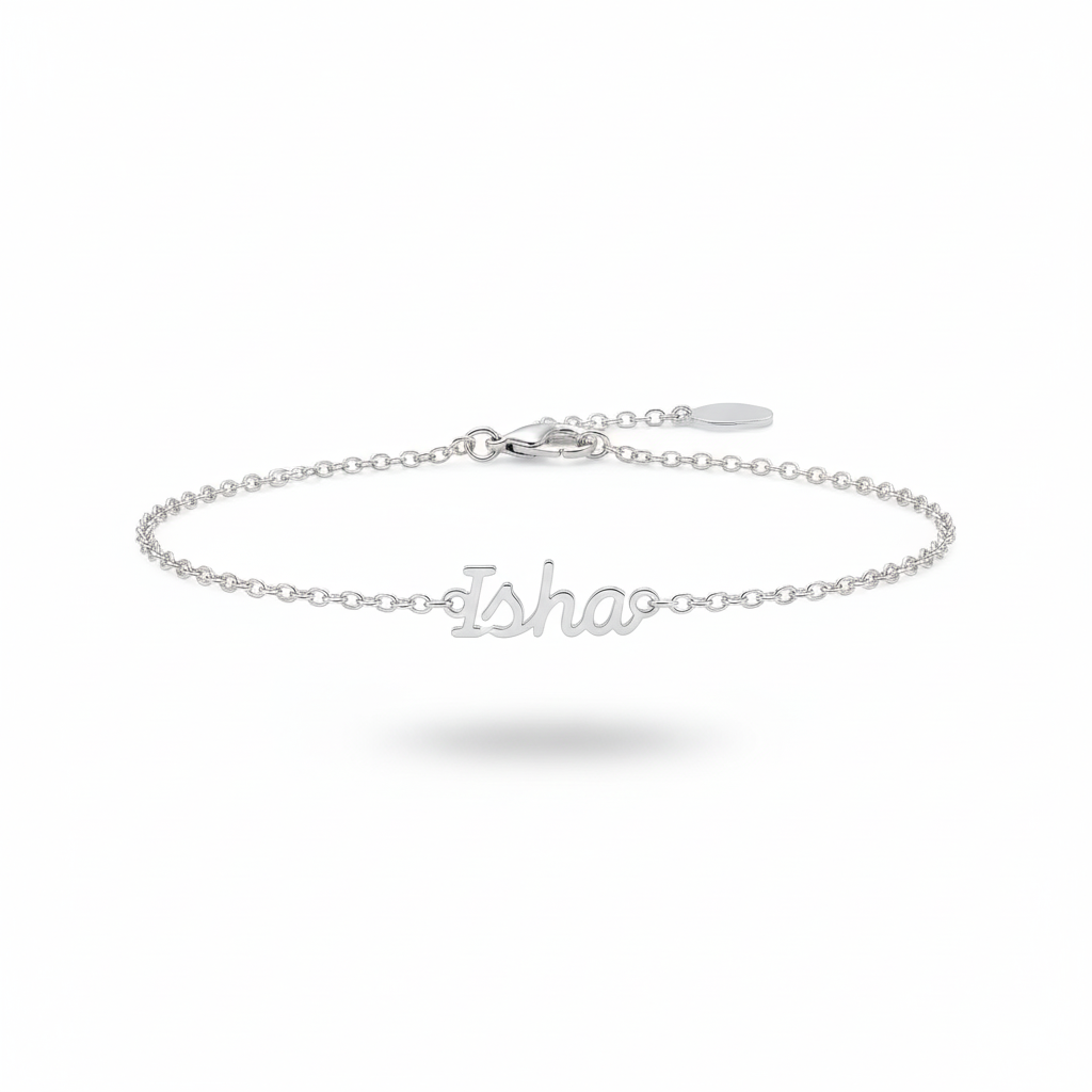 Silken Name Chain Bracelet