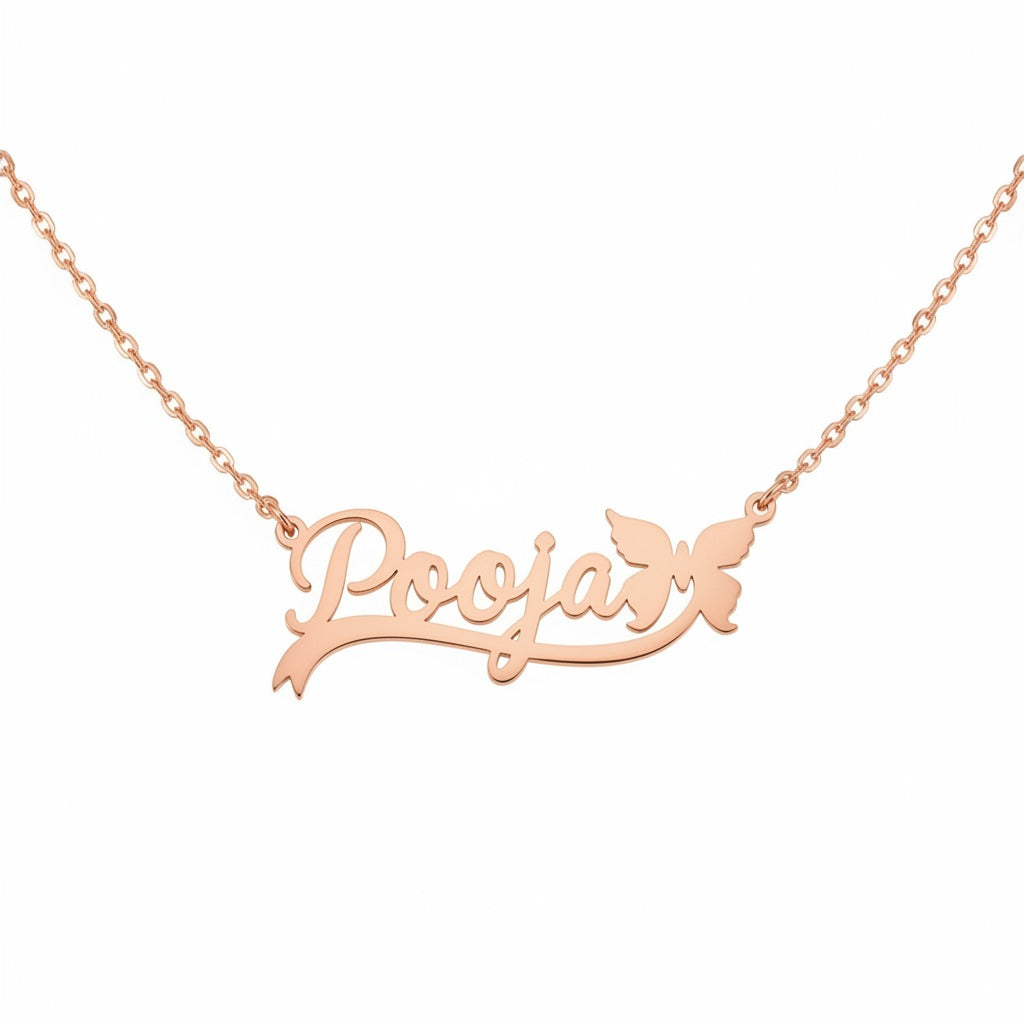 Butterfly Bliss Name Necklace
