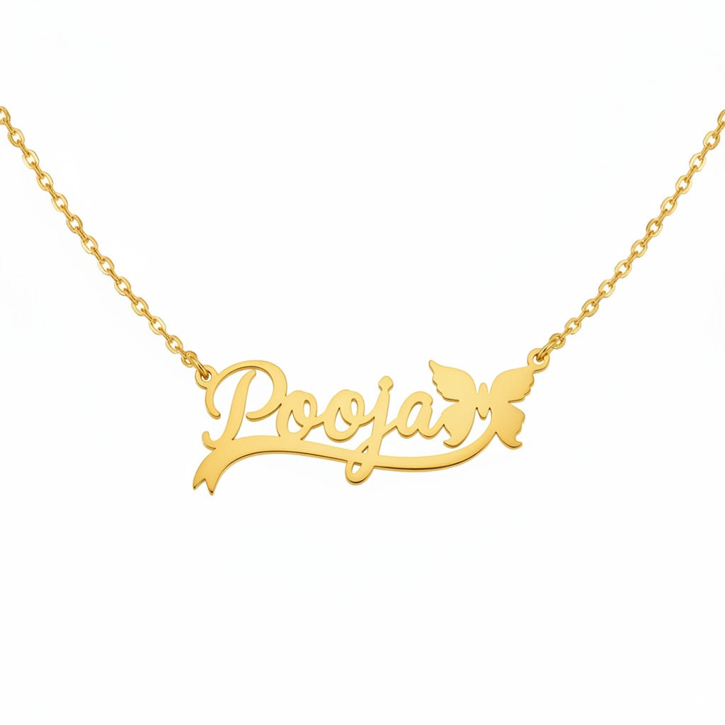 Butterfly Bliss Name Necklace