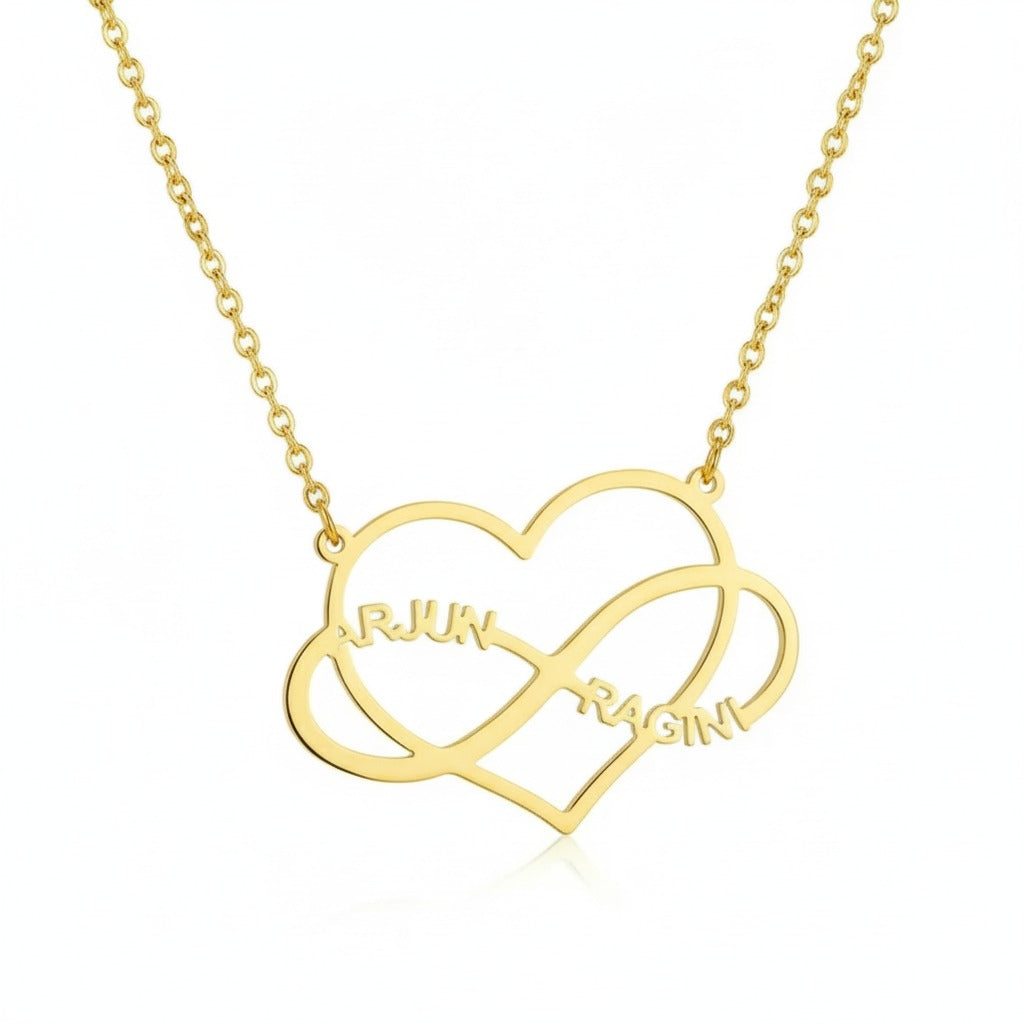 Twin Hearts Forever Necklace