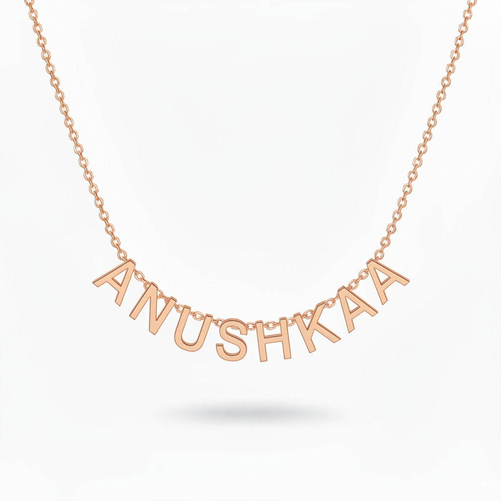 Chic Letter Spaced Necklace