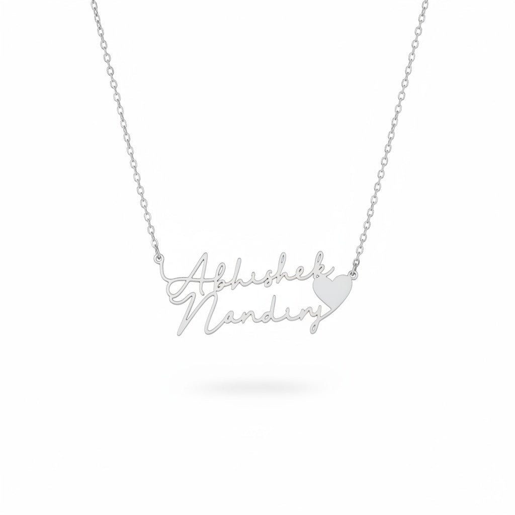 His & Hers Signature Pendant Set