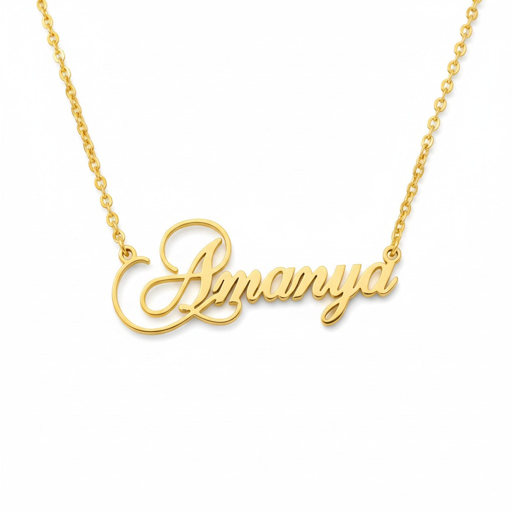 Elegant Loops Custom Necklace