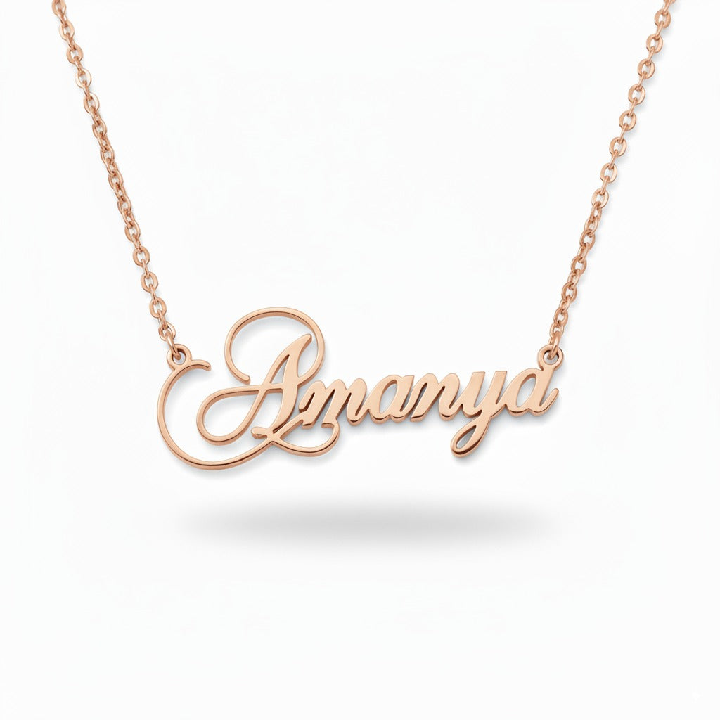 Elegant Loops Custom Necklace