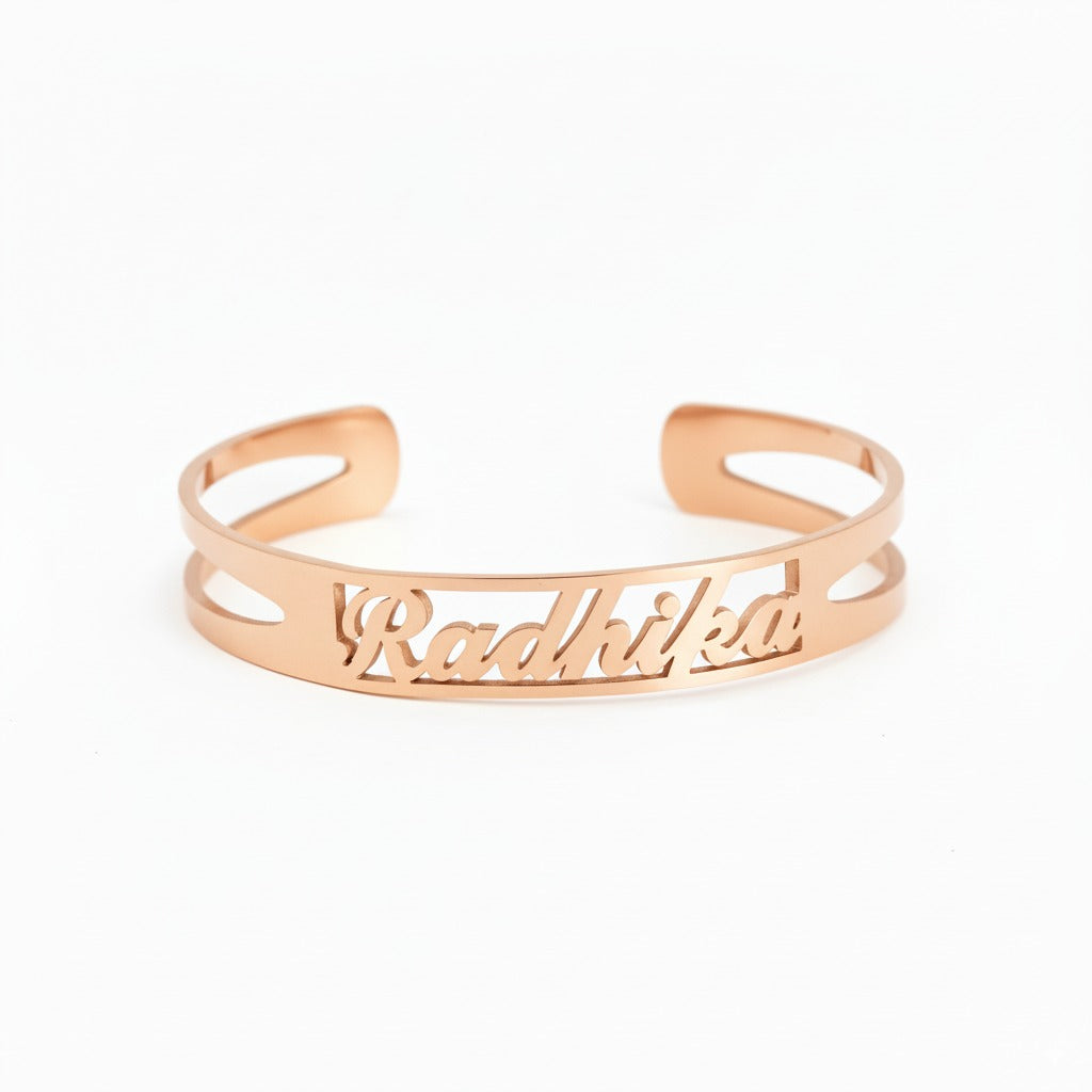 Luxe Frame Name Bracelet