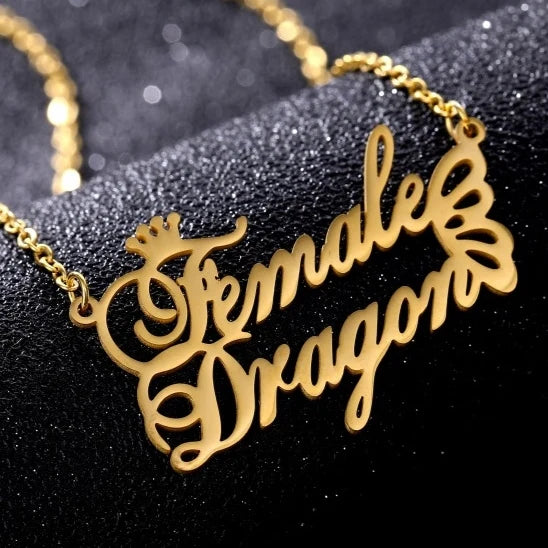 Royal Flutter Custom Necklace