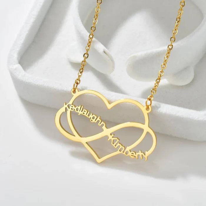 Twin Hearts Forever Necklace