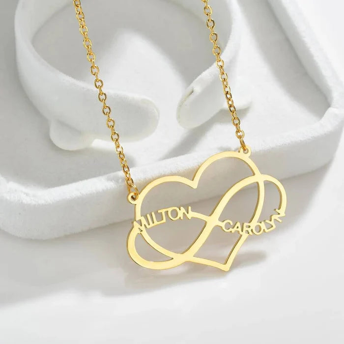 Twin Hearts Forever Necklace