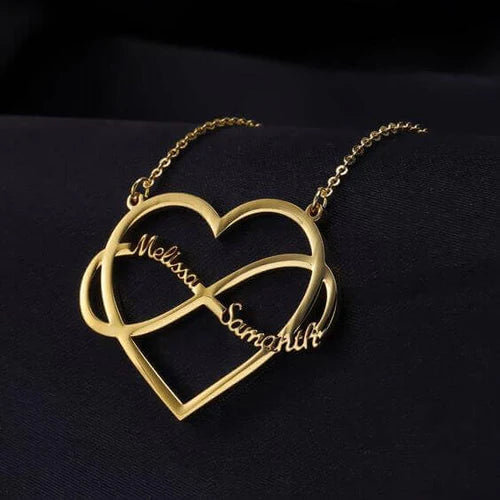 Twin Hearts Forever Necklace