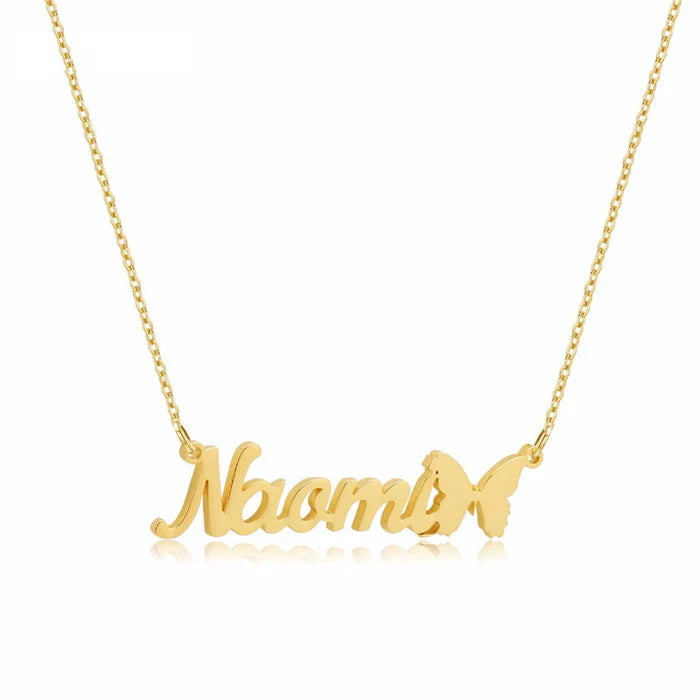 Butterfly Bliss Name Necklace