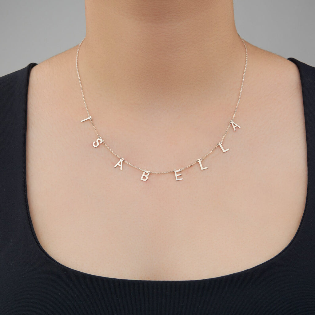 Chic Letter Spaced Necklace