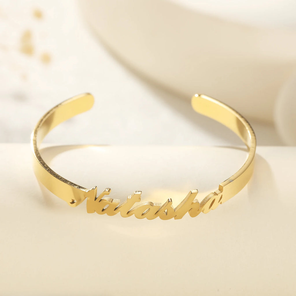 Minimal Curve Name Cuff