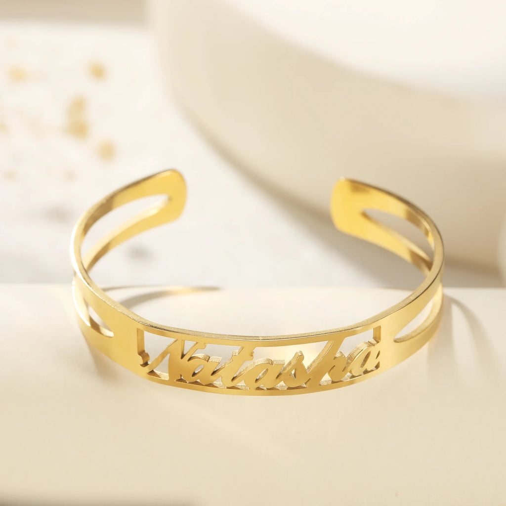 Luxe Frame Name Bracelet