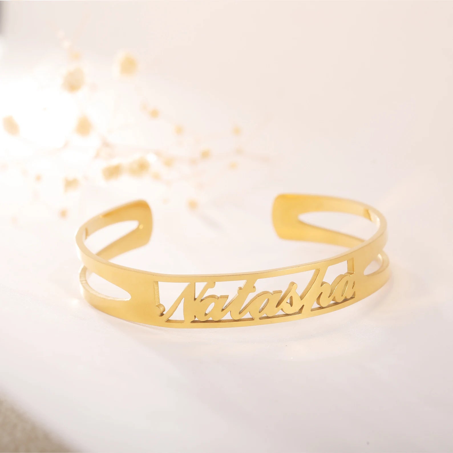 Luxe Frame Name Bracelet