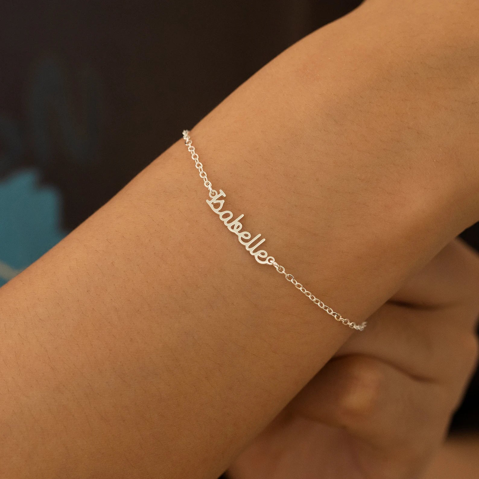 Silken Name Chain Bracelet
