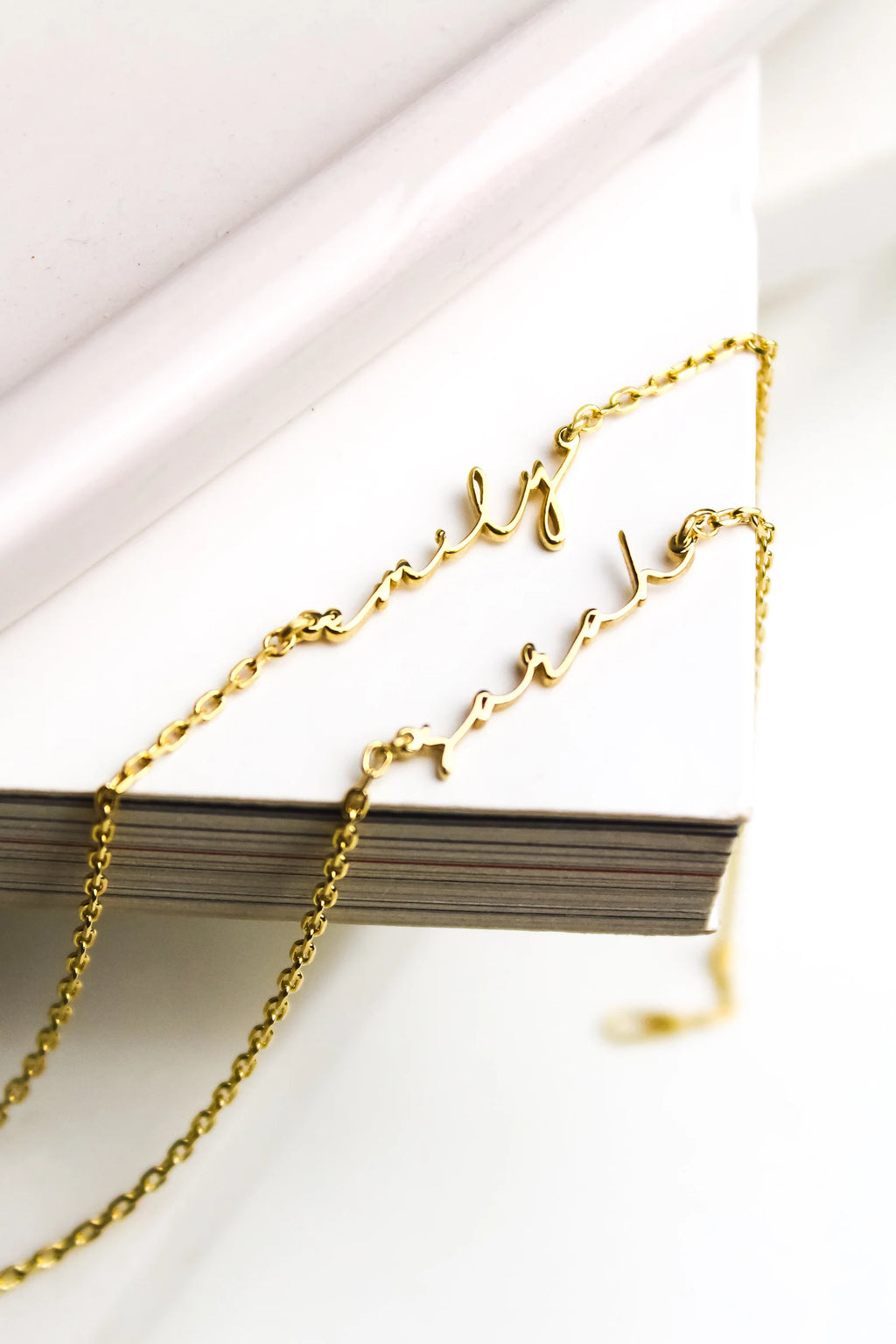 Golden Whisper Name Chain