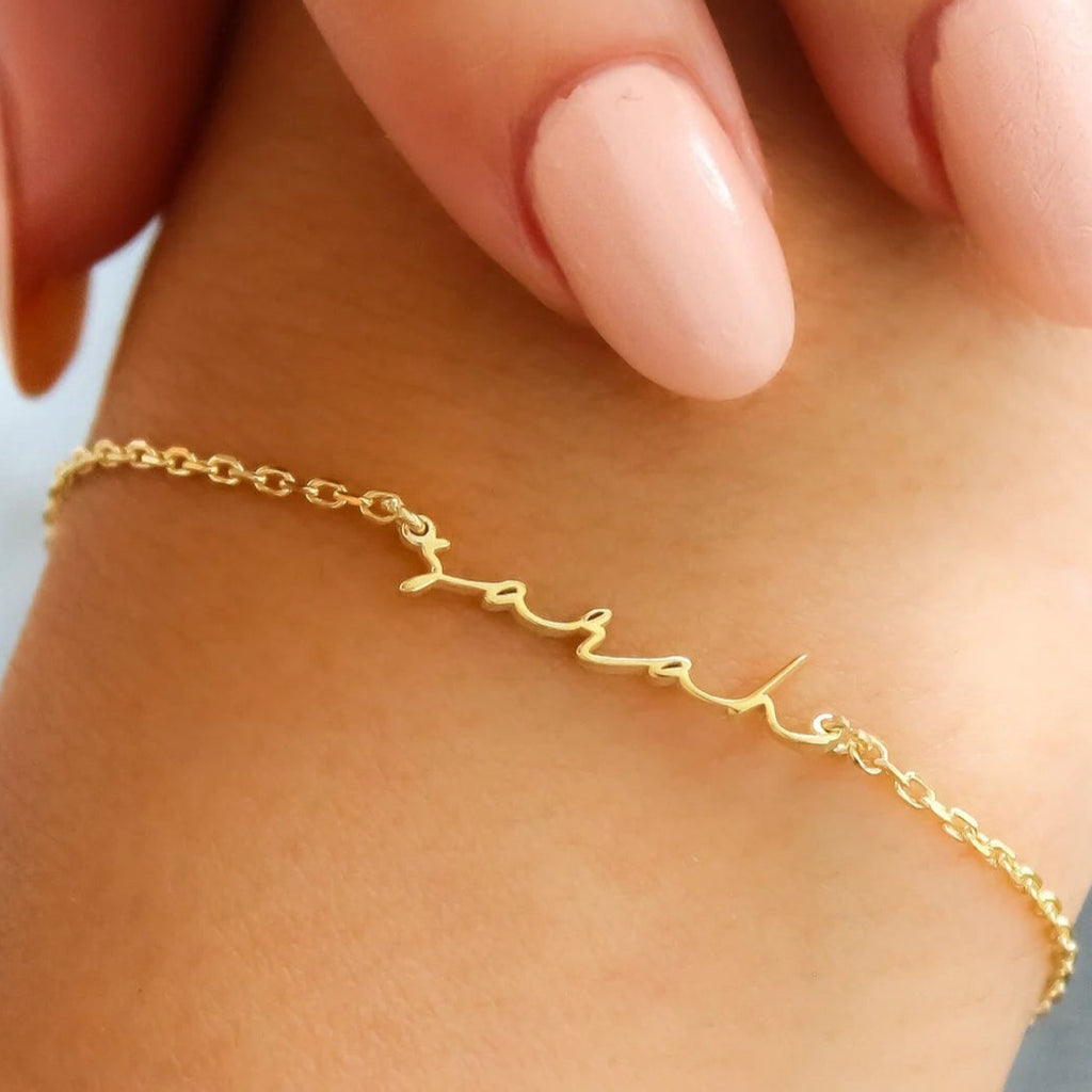 Golden Whisper Name Chain