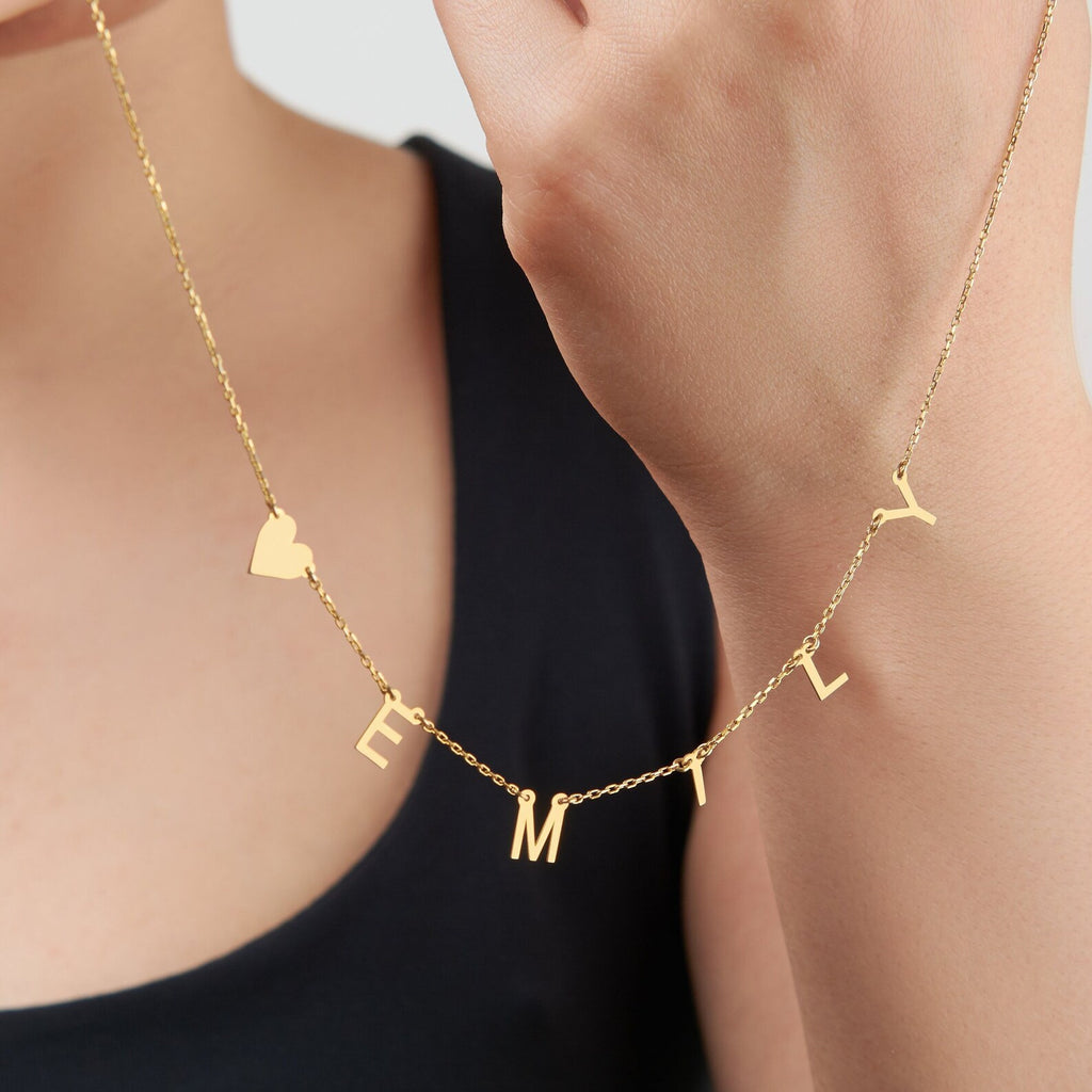 Chic Letter Spaced Necklace
