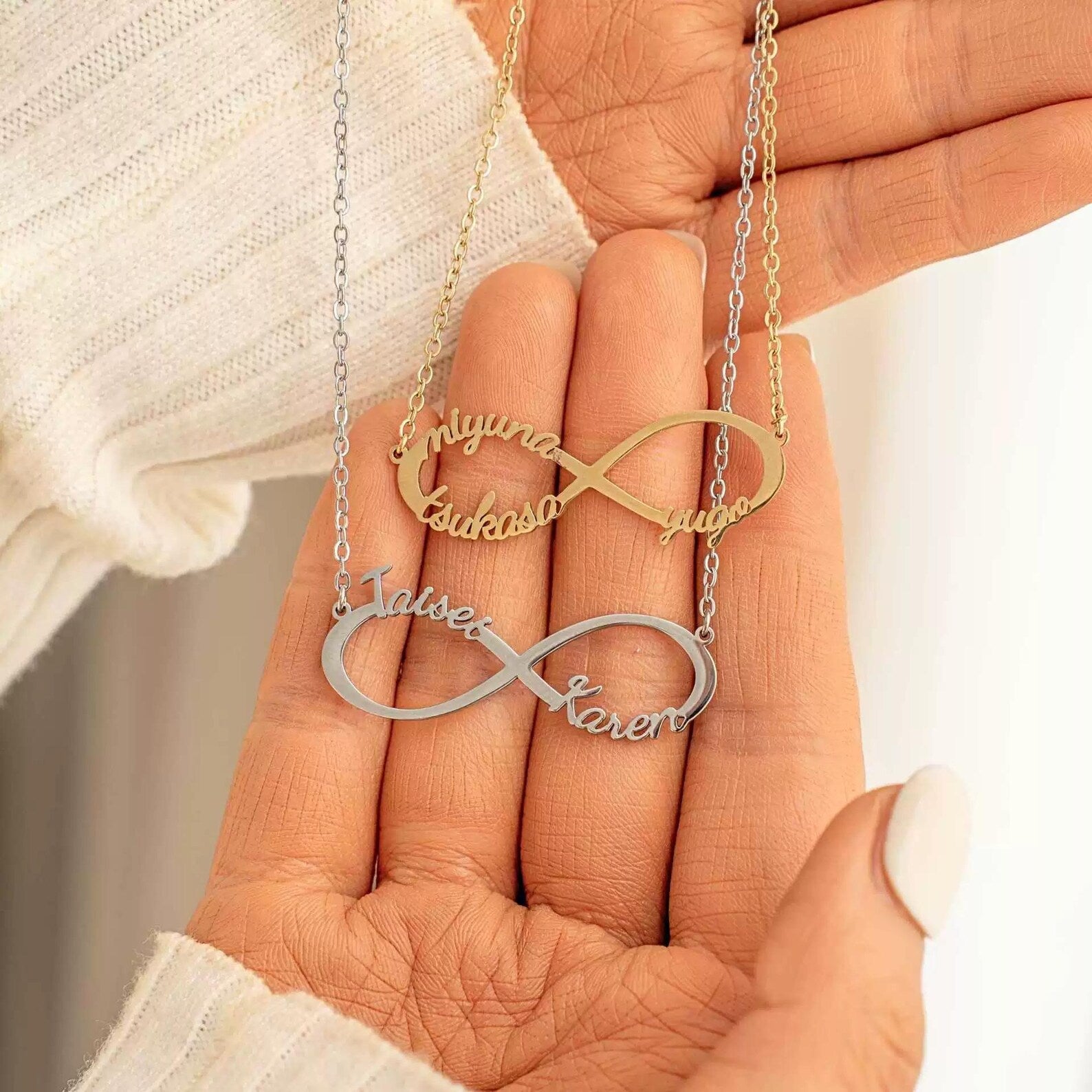 Endless Bond Name Necklace