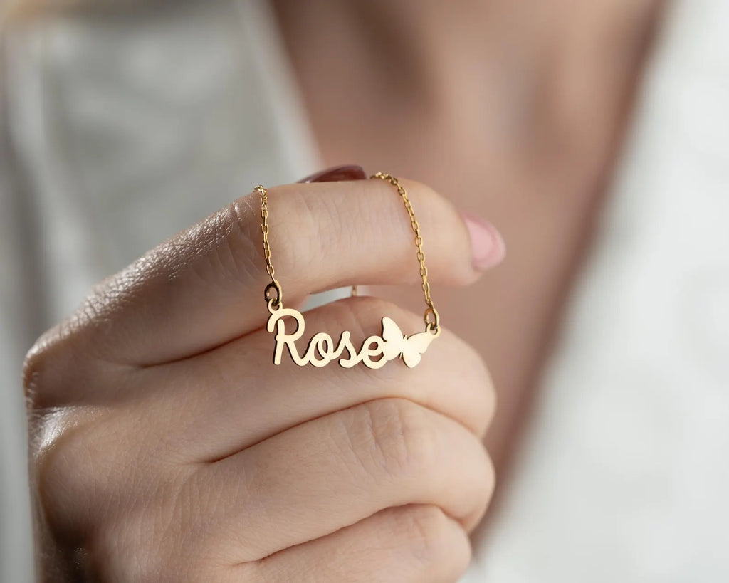 Butterfly Bliss Name Necklace
