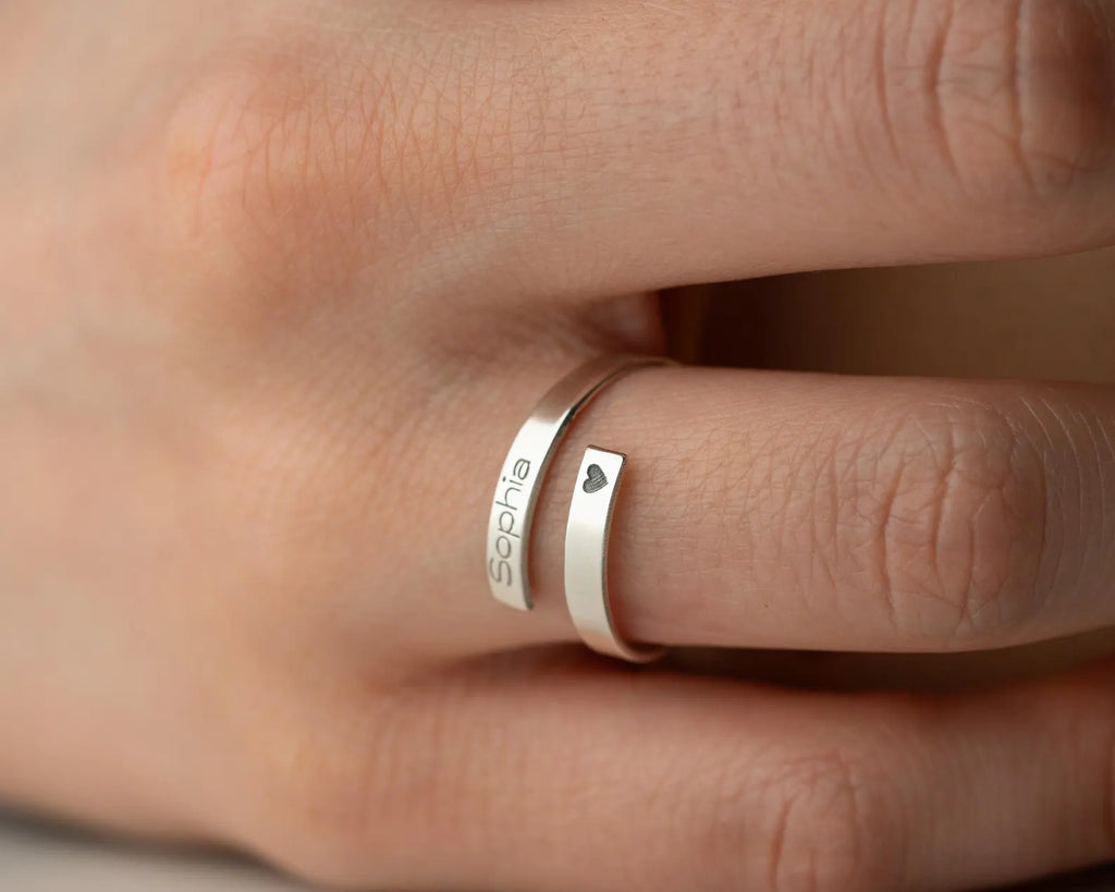 Minimal Bar Wrap Ring
