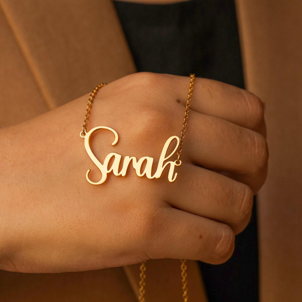 Handwritten Style Custom Necklace