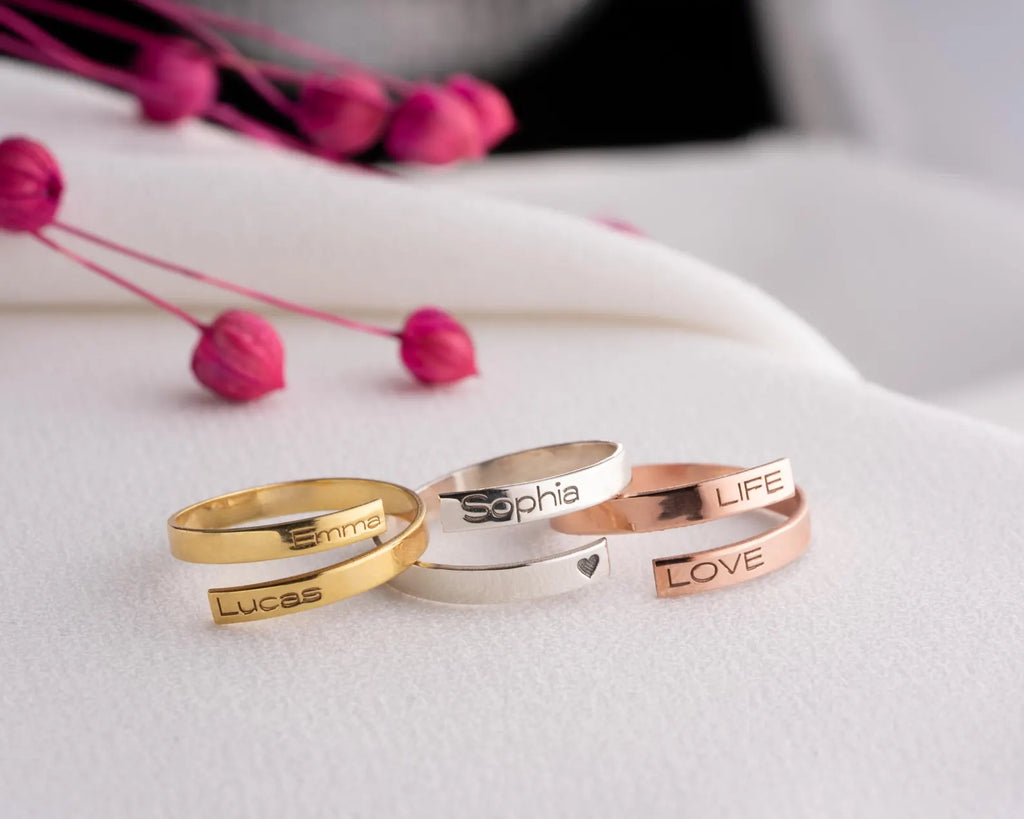 Minimal Bar Wrap Ring